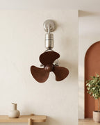 (TLD) Orbit Adjustable Wall Mount Fan - Silver