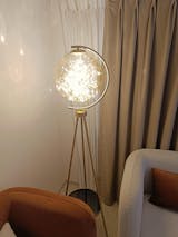 (TLD) Standerd Glass ball Tripod Floor Lamp