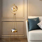 (TLD) Standerd Glass ball Tripod Floor Lamp