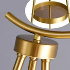 (TLD) Standerd Glass ball Tripod Floor Lamp