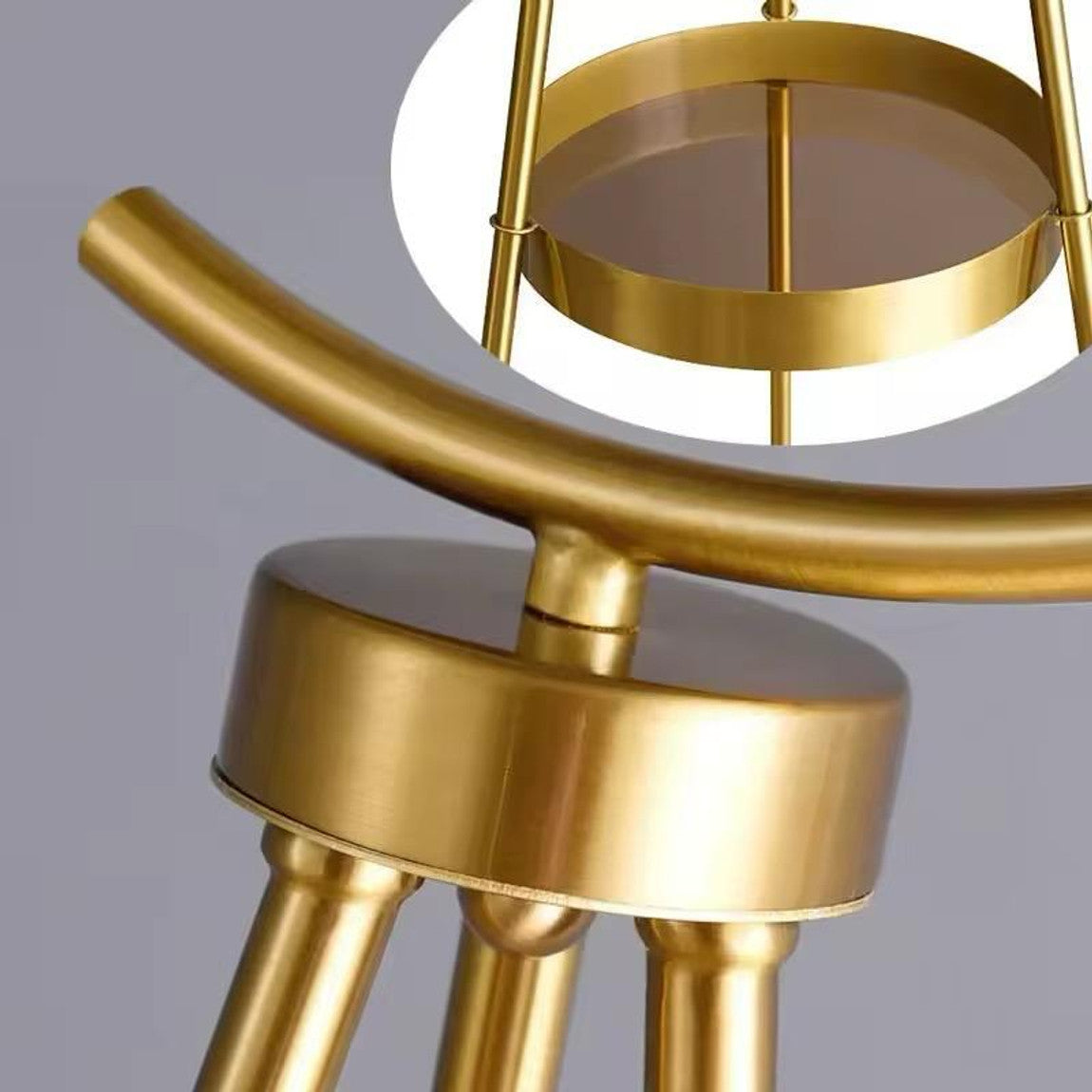 (TLD) Standerd Glass ball Tripod Floor Lamp