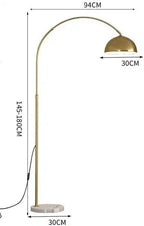 (TLD) Metel Arch Vintage Large Floor Lamp