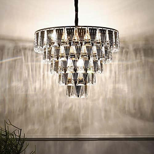 (TLD) VORTEX Crystal Pyramid Chandelier-500 MM