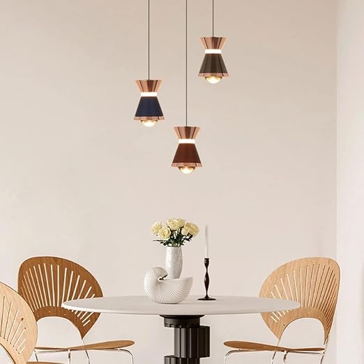 (TLD) Rose Suspension Gold Pendant Light -9