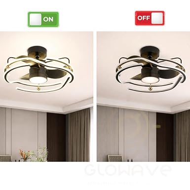 (TLD) Modern Orbit LED Ceiling Fan (with Remote Control)