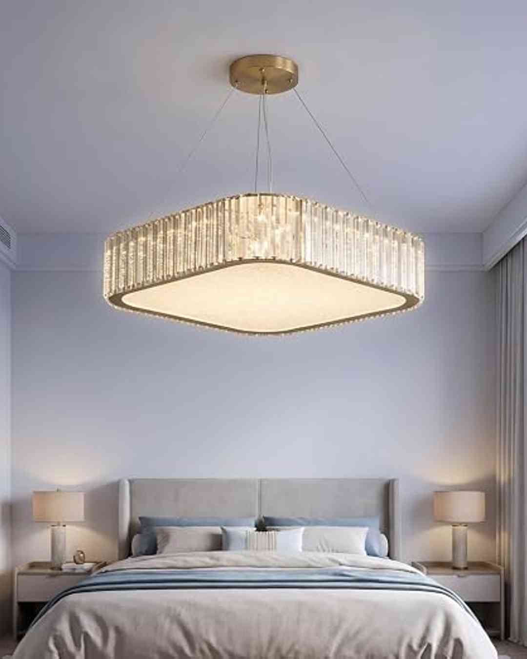 (TLD) Sanleen Solid Crystal LED Ceiling Chandelier -600 MM
