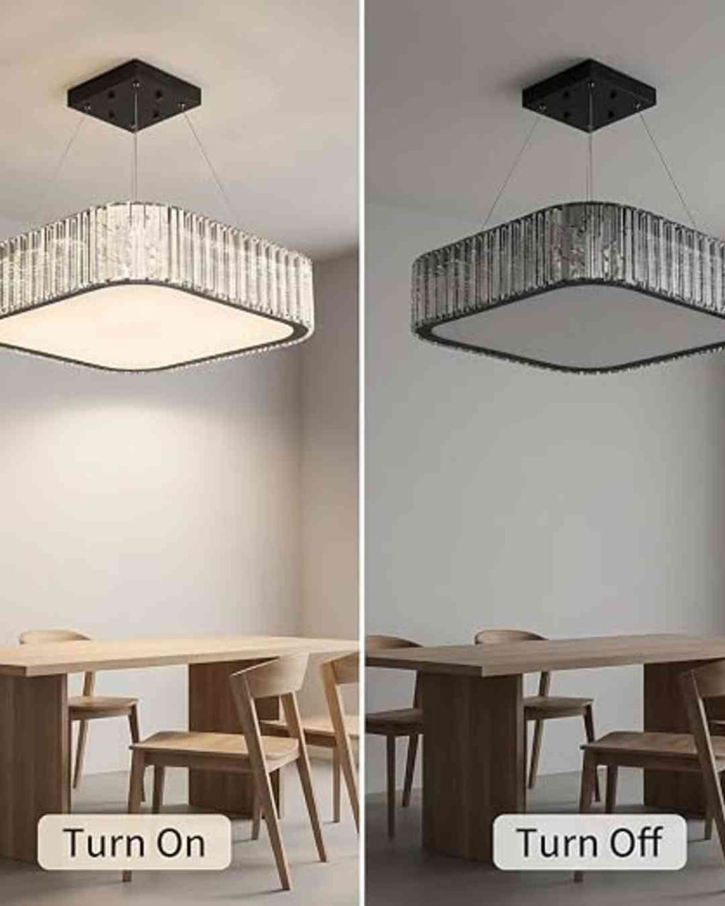 (TLD) Sanleen Solid Crystal LED Ceiling Chandelier -500 MM