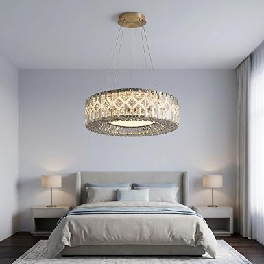 (TLD) Crystal Chandelier 3-Color Colour - 600 MM