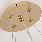 (TLD) Gold Ribbon Chandelier -600 MM