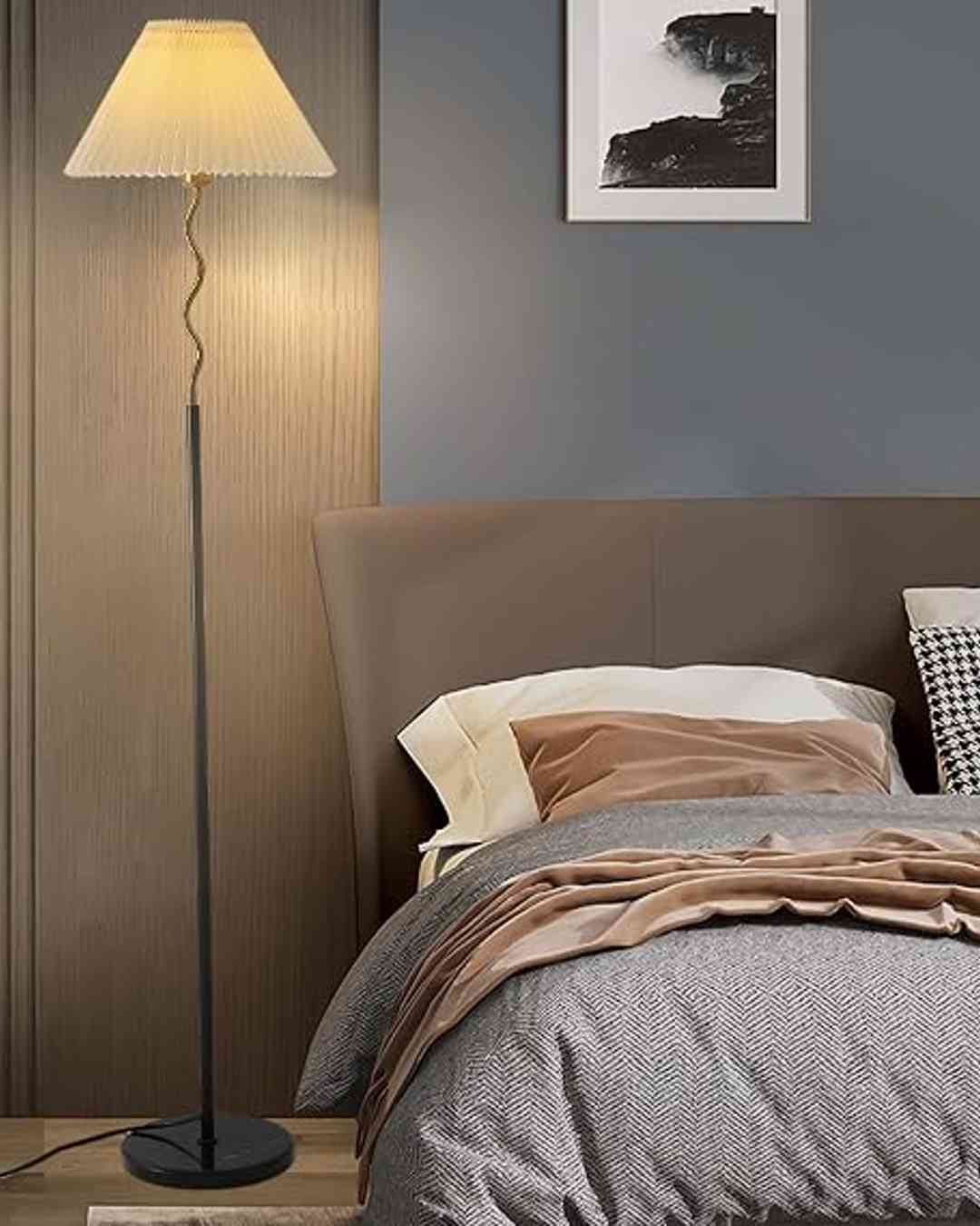 (TLD) Nordic Umbrella Shaped Floor Lamp