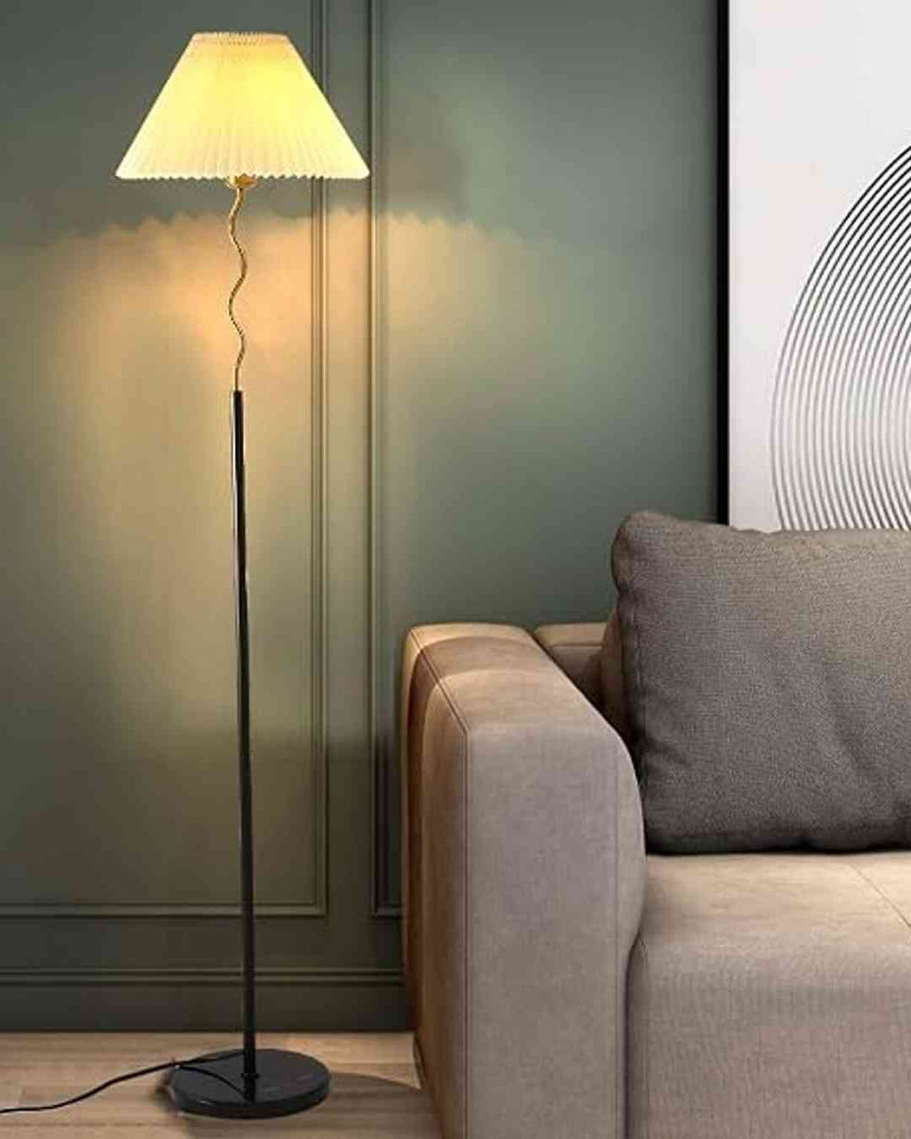 (TLD) Nordic Umbrella Shaped Floor Lamp