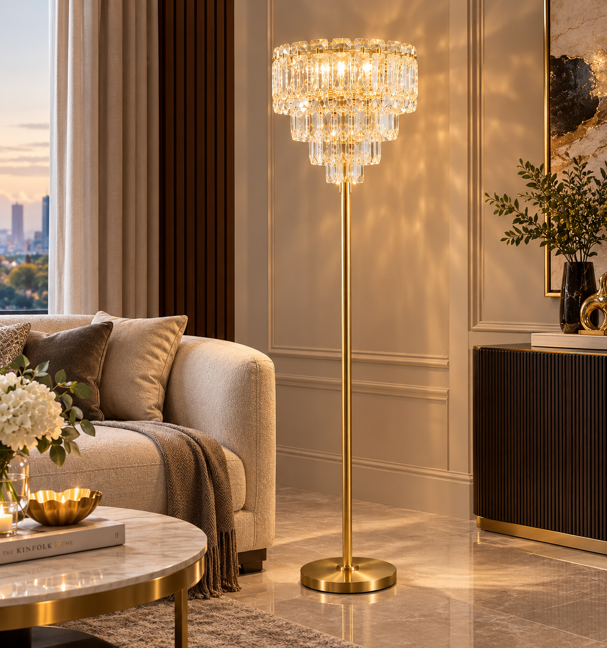 (TLD) Aurelia Imperial Glow Floor Lamp