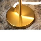 (TLD) Modern Helix LED Novelty Floor Lamp Gold Finish