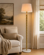 (TLD) Mordern Stacked Ball Floor Lamp - Gold