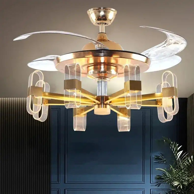 (TLD) Aurum Radial Retractable Fan Chandelier