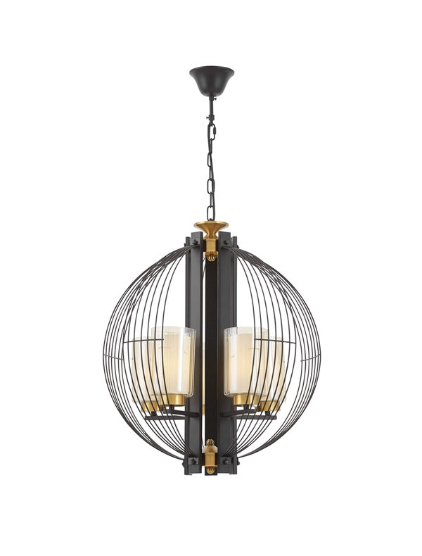 (TLD) VINTAGE Nest Chandelier - 4 Light