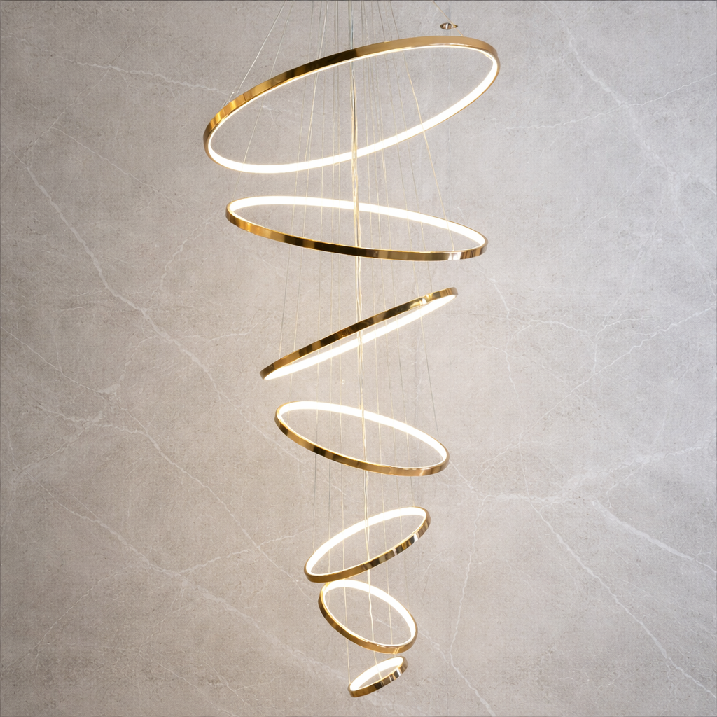 (TLD) Vortex Ring Double Height Chandelier