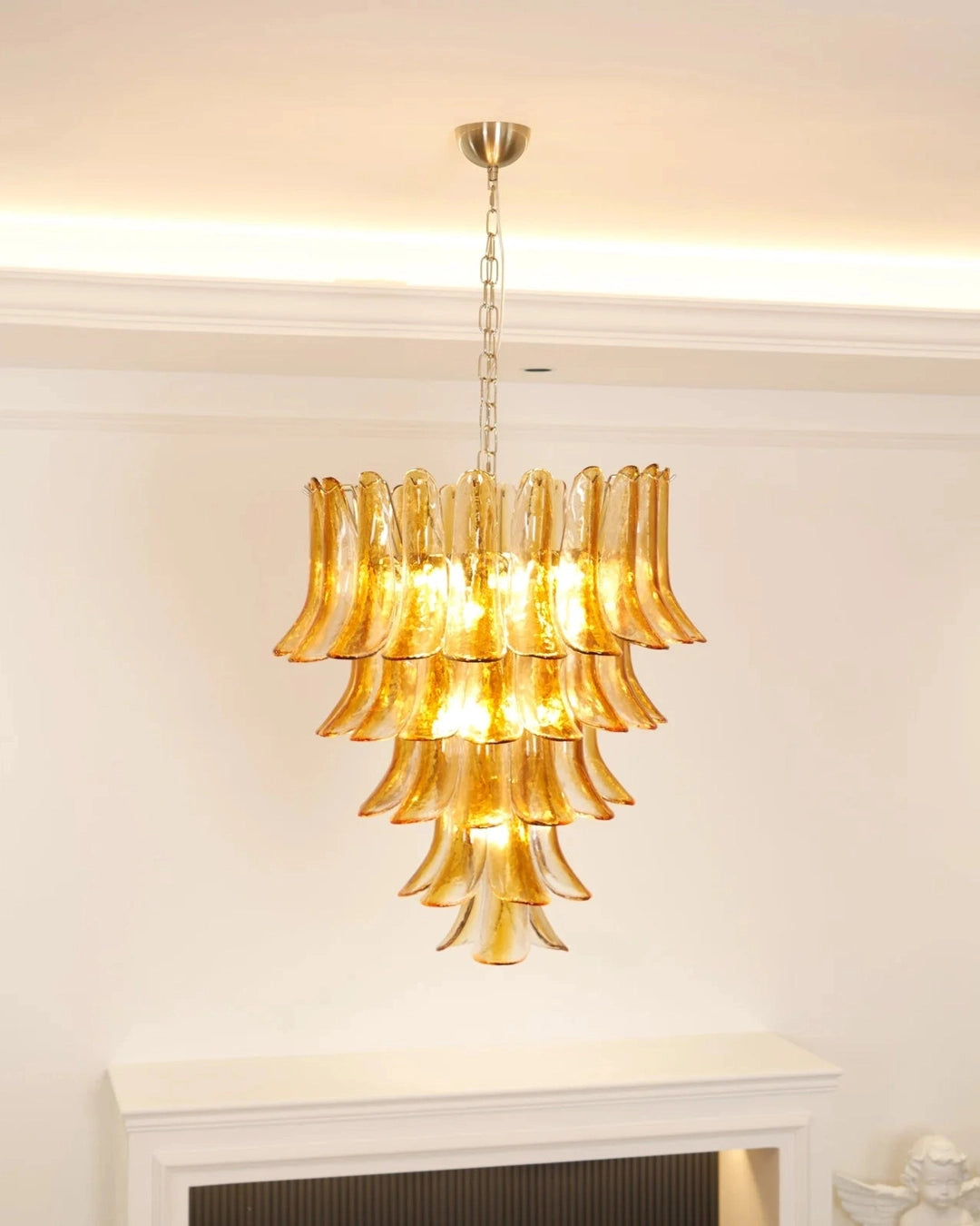(TLD) Amber Cascade chandelier -600 MM (Copy)