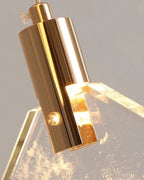 (TLD) Modern Gold Long Spiral Crystal Chandelier 12 Lights