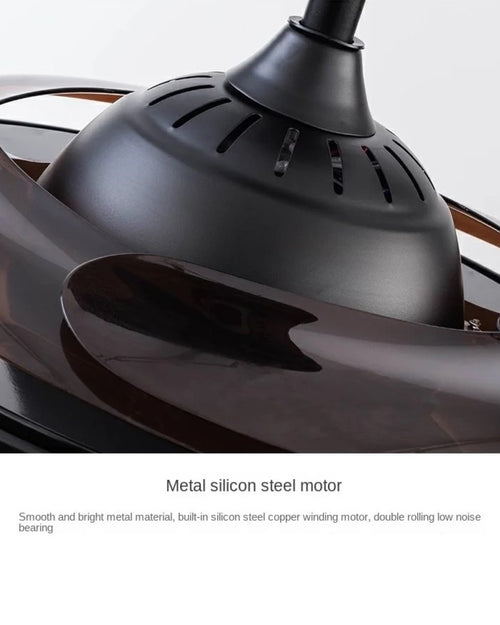 (TLD) Solstice Retractable Ceiling Fan + Chandelier Light (with Remote Control)