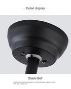 (TLD) Solstice Retractable Ceiling Fan + Chandelier Light (with Remote Control)