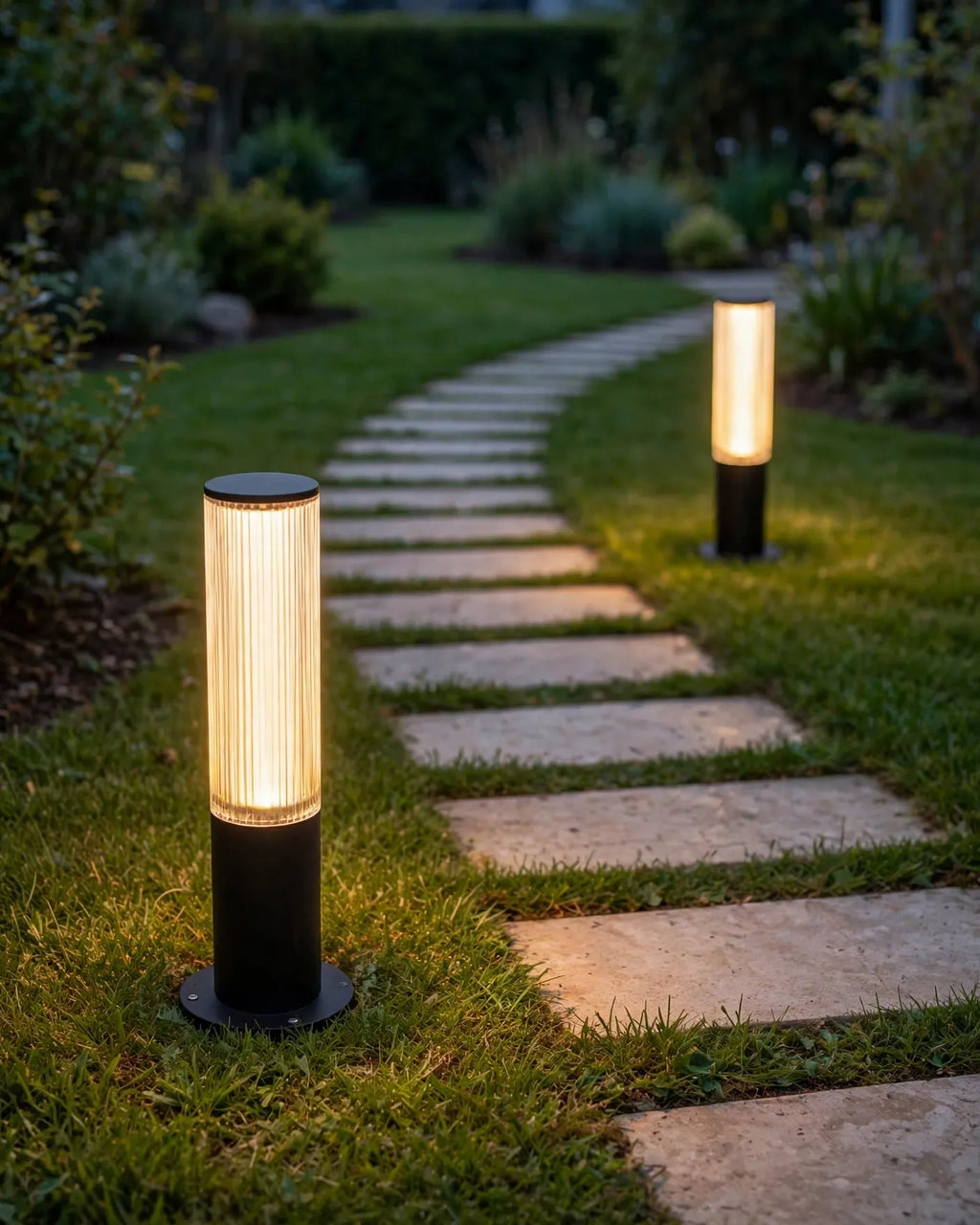 (TLD) CRYSTAL TUBE - Frosted Acrylic Outdoor Garden Pathway Light -9 WT