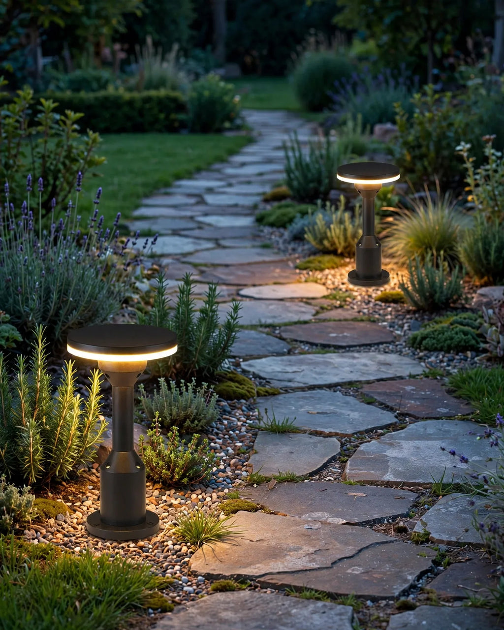 (TLD) Flat Top Outdoor Lawn Light -12 WT