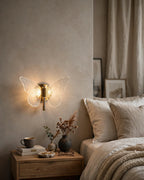 (TLD) LUMINA Butterfly - Textured Glass LED Wall Light