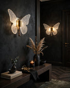 (TLD) LUMINA Butterfly - Textured Glass LED Wall Light