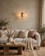 (TLD) LUMINA Butterfly - Textured Glass LED Wall Light
