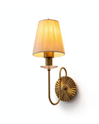 (TLD) EMILY - Vintage Fabric Shade Wall Light