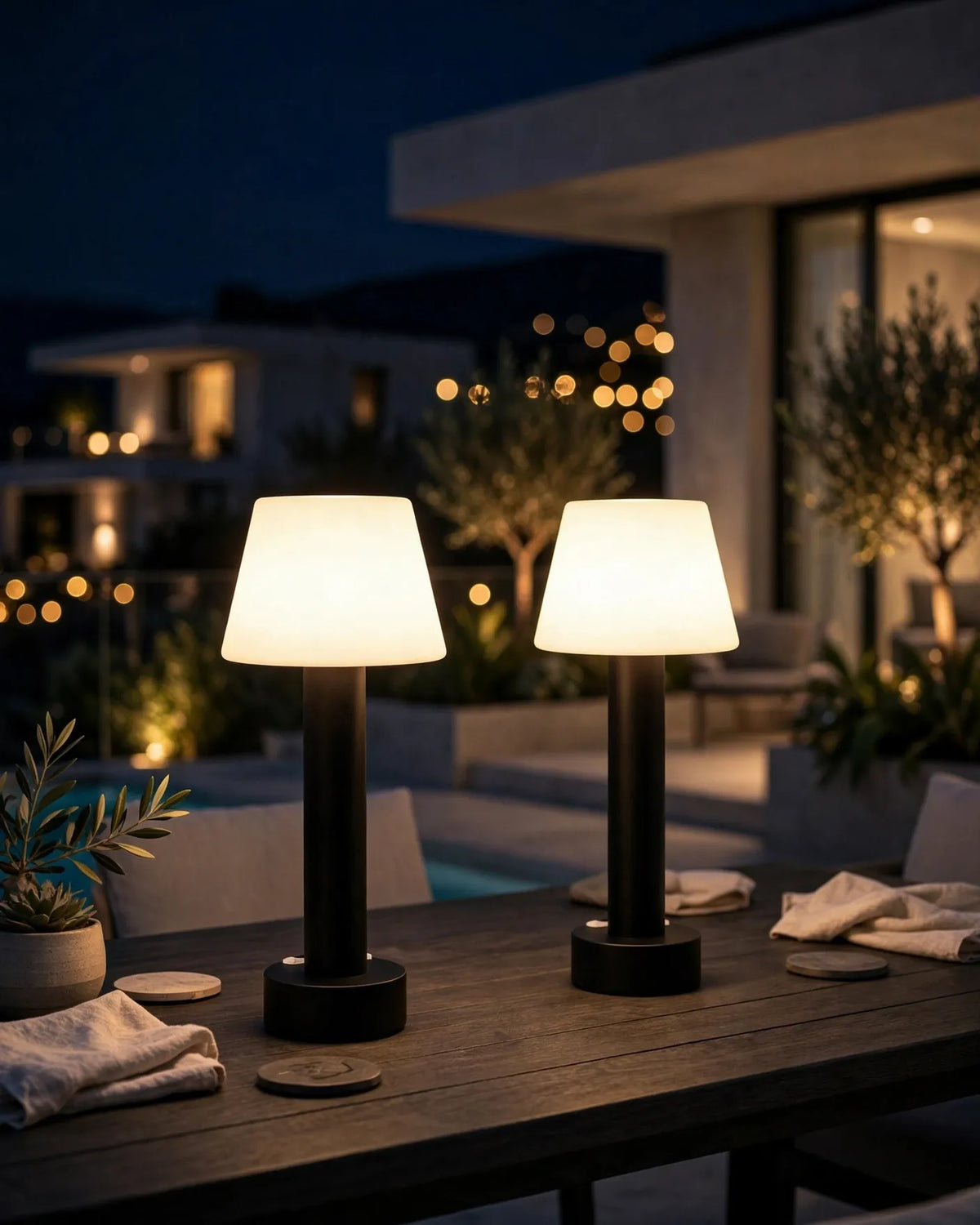 (TLD) Mini - Cordless Rechargeable Lamp + Outdoor Garden Light