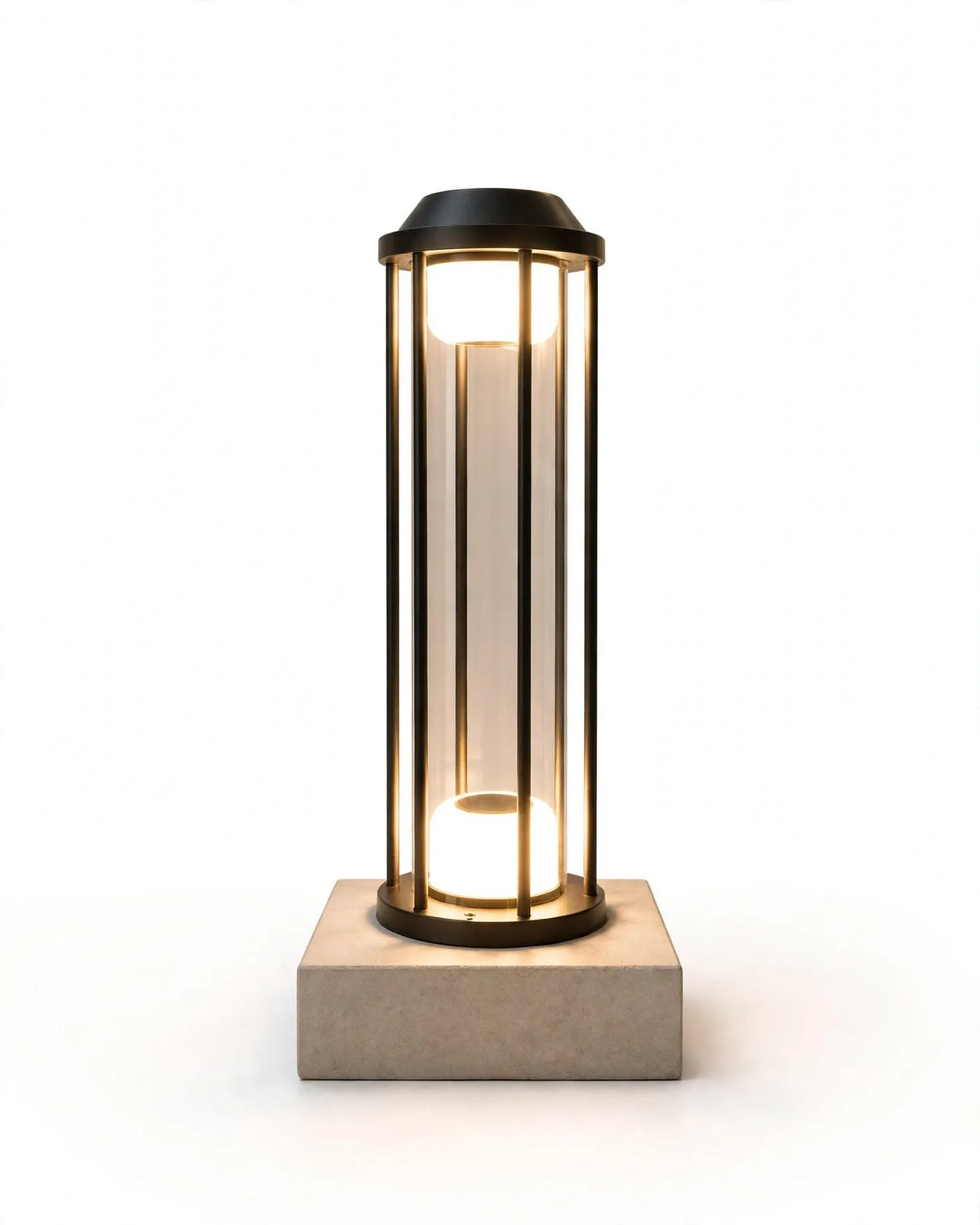 (TLD) ESTATE - Tall Glass Pillar Compound Light 12 WT