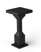 (TLD) Minimalist Square Top Outdoor Lawn & Garden Bollard Light -12 WT