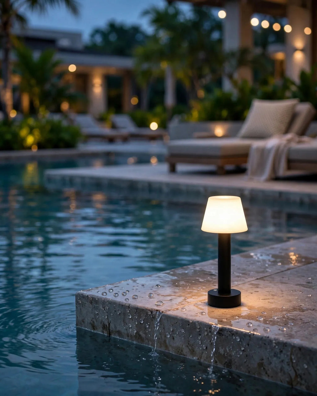 (TLD) Mini - Cordless Rechargeable Lamp + Outdoor Garden Light