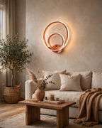 (TLD) Orbit - Modern Interlocked Ring Wall Sconce