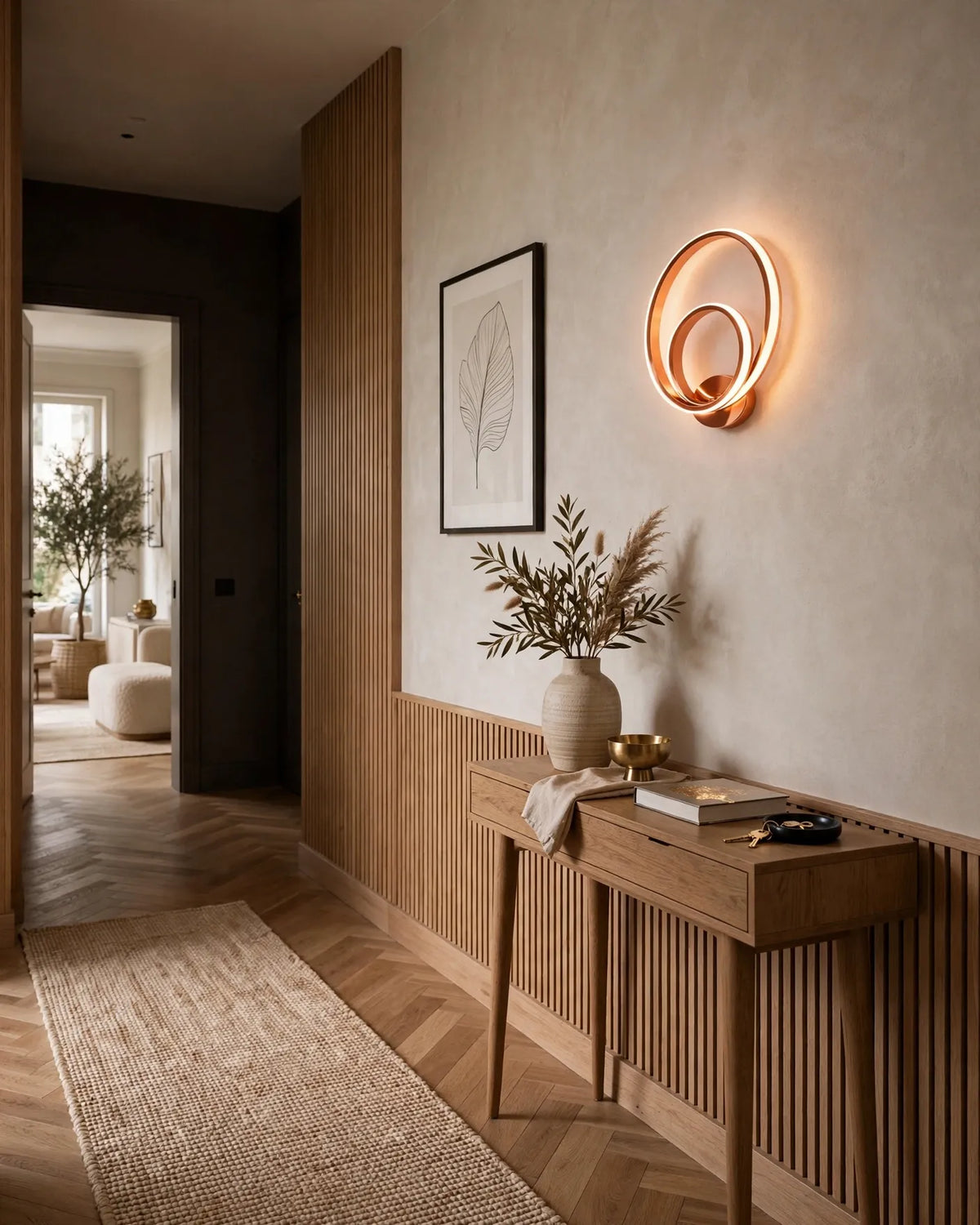 (TLD) Orbit - Modern Interlocked Ring Wall Sconce