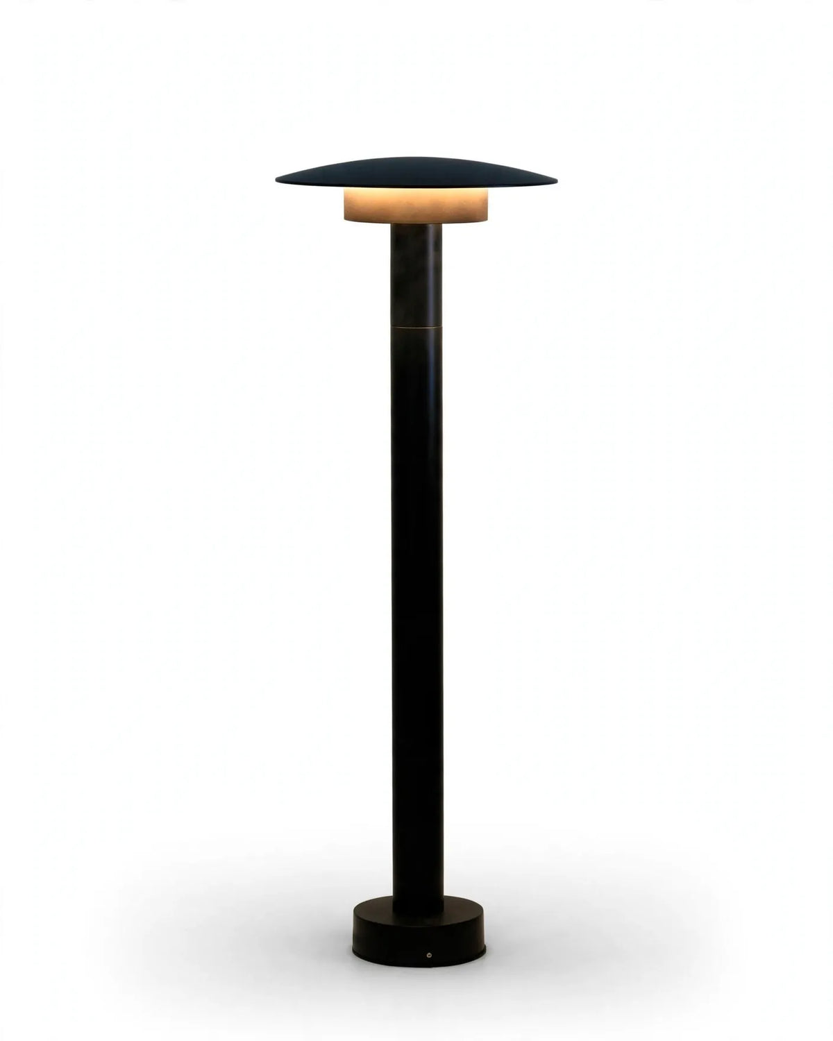 (TLD) UFO TOWER -Tall Minimal Garden Bollard Pathway Light (Warm White) -12 WT
