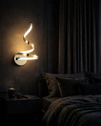 (TLD) Sculptural Spiral LED Wall Light