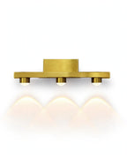 (TLD) Triple Spot Gold Mirror Light