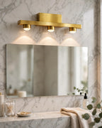 (TLD) Triple Spot Gold Mirror Light