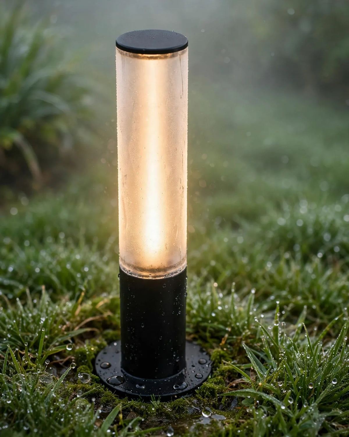 (TLD) CRYSTAL TUBE - Frosted Acrylic Outdoor Garden Pathway Light -9 WT