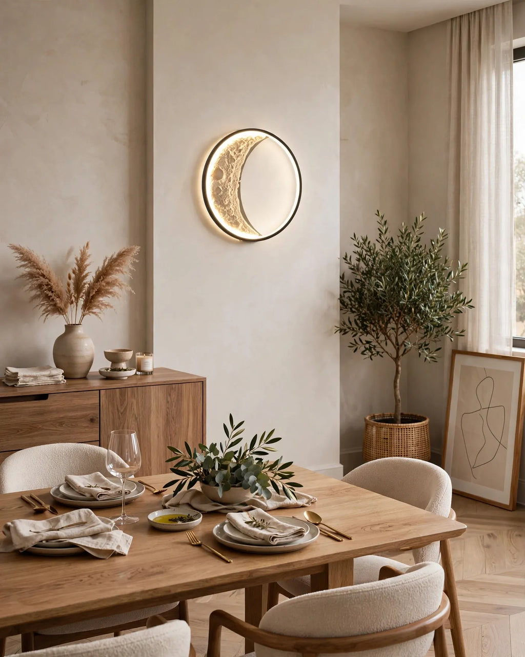(TLD) The Celestial Moon Wall Sconce