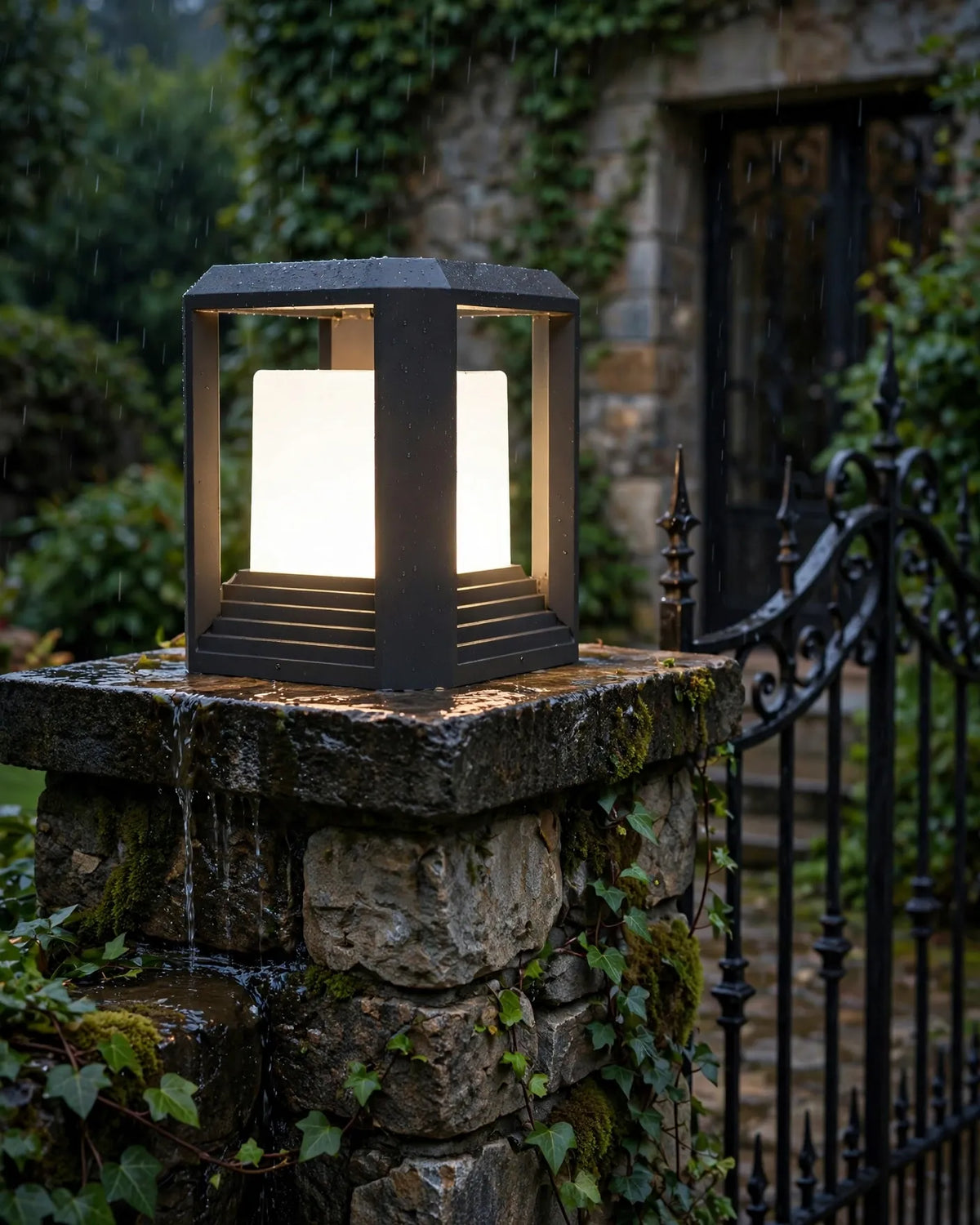 (TLD) Modern Pillar Top Gate Light (Waterproof for Boundary Wall & Main Gate )