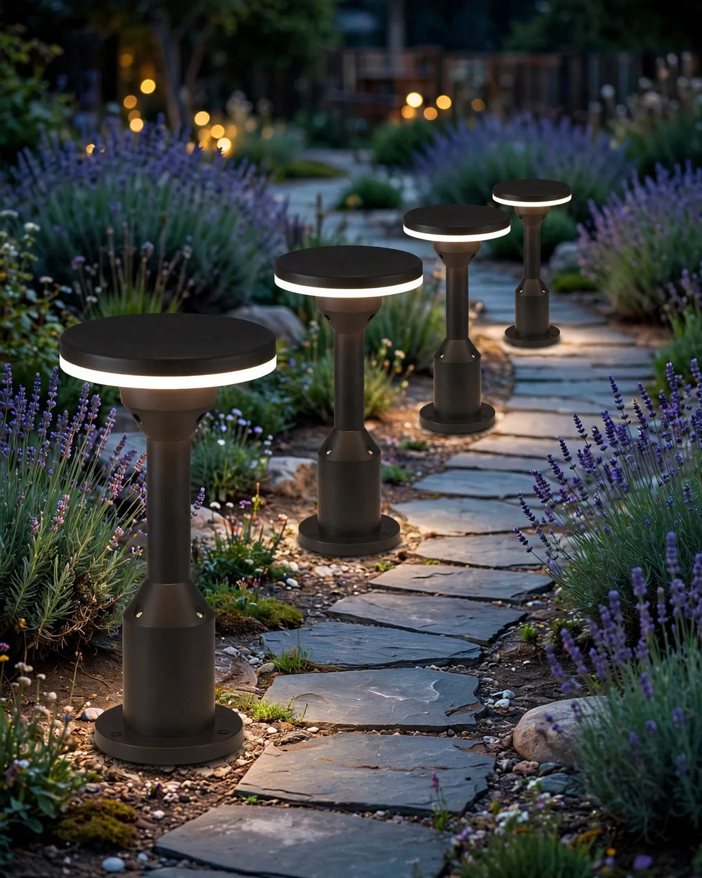 (TLD) Flat Top Outdoor Lawn Light -12 WT