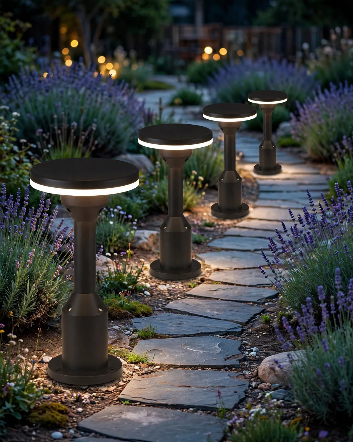 (TLD) Flat Top Outdoor Lawn Light -12 WT