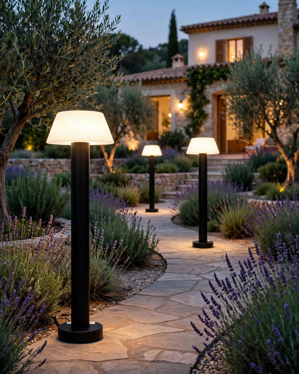 (TLD) Tall Outdoor Mushroom Pathway Light