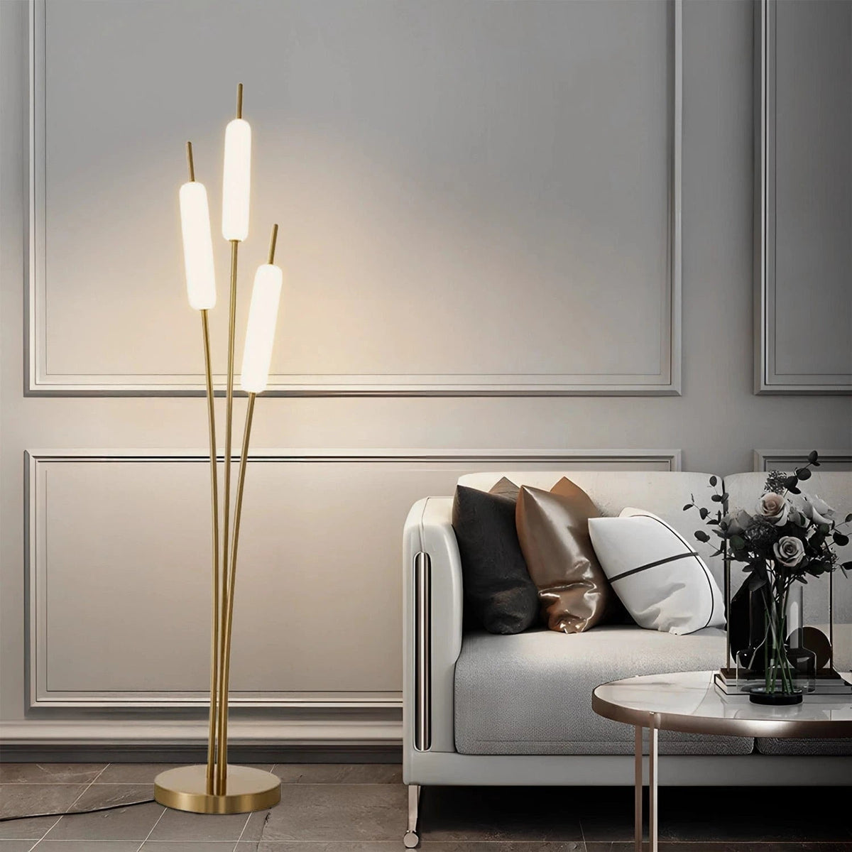 (TLD) 3C LED Standing tree Floor Lamp
