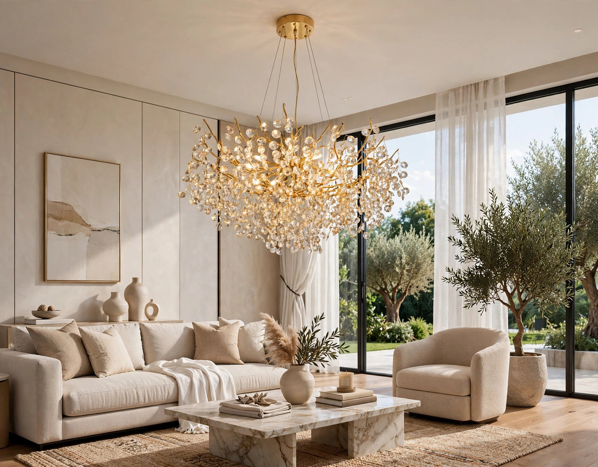 (TLD) Swan Chandelier -600 MM