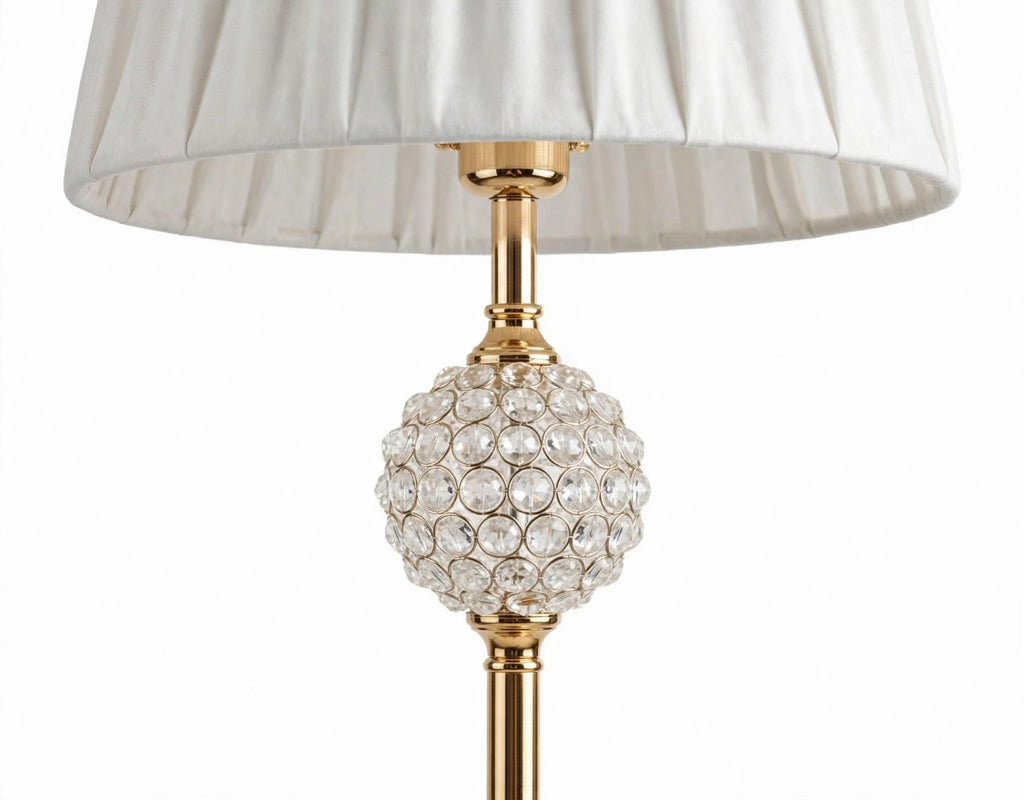 (TLD) CRYSTALLO - Gold Crystal Ball Floor Lamp